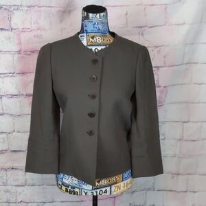 Armani colllezioni grayish brown blazer size 42